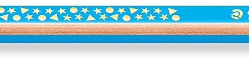 Staedtler Jumbo Noris 128 Lapiz Triangular de Color - Mina de 4mm - Resistencia a la Rotura - Diseo Ergonomico - Color Azul Claro