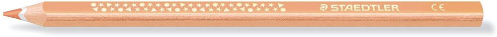Staedtler Jumbo Noris 128 Lapiz Triangular de Color - Mina de 4mm - Resistencia a la Rotura - Diseo Ergonomico - Color Beige