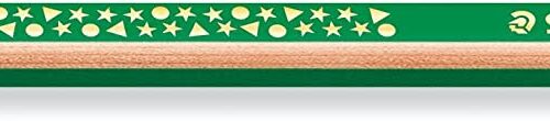 Staedtler Jumbo Noris 128 Lapiz Triangular de Color - Mina de 4mm - Resistencia a la Rotura - Diseo Ergonomico - Color Verde