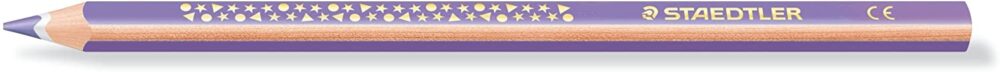 Staedtler Jumbo Noris 128 Lapiz Triangular de Color - Mina de 4mm - Resistencia a la Rotura - Diseo Ergonomico - Color Violeta