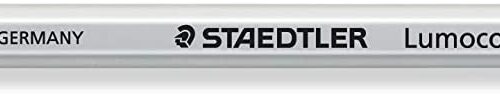 Staedtler Lumocolor 108 Lapiz de Color Hexagonal - Especial para Superfiices Lisas - Marcado Opaco - Color Blanco