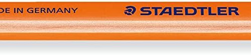 Staedtler Textsurfer Dry 128 64 Lapiz Fluorescente de Color Triangular - Mina de 4mm - Madera de Bosques Sostenibles - Color Naranja Neon