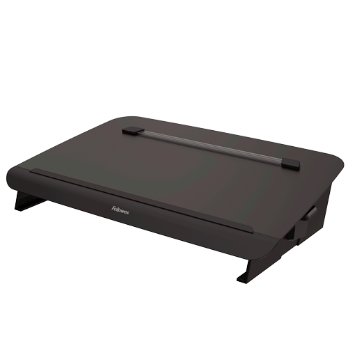 Fellowes Hana Soporte y Atril - Guia Magnetica de Lectura -  Diseo Elegante y Duradero - Hasta 5kg - Color Negro