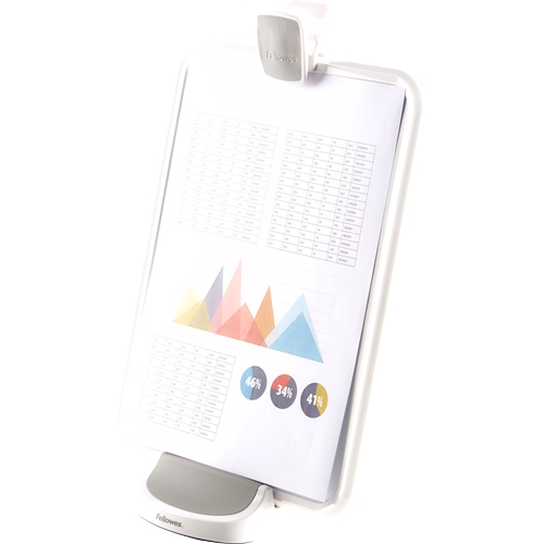 Fellowes I-Spire Series Atril Multiuso 5 en 1 - Base Solida -  Uso para Pizarra blanca, Tablero magntico, Soporte para Tableta, Portapapeles