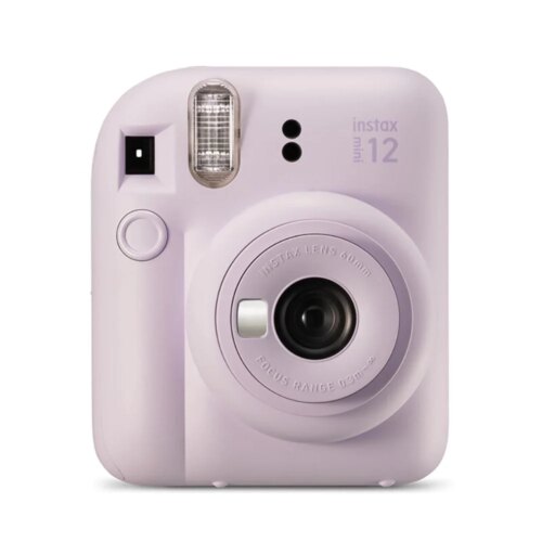 Fujifilm Instax Mini 12 Lilac Purple Camara Instantanea - Tamao de Imagen 62x46mm - Flash Auto - Exposicion Automatica - Mini Espejo para Selfies - Modo Primer Plano
