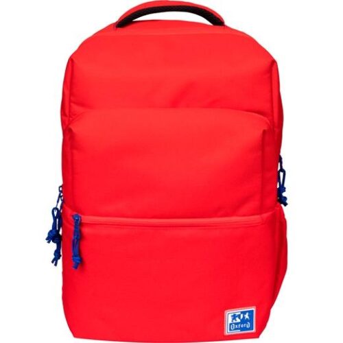 Oxford B-Ready Mochila Escolar - Tirantes Acolchados y Ajustables - Tamao 42x30x15cm - Color Rojo