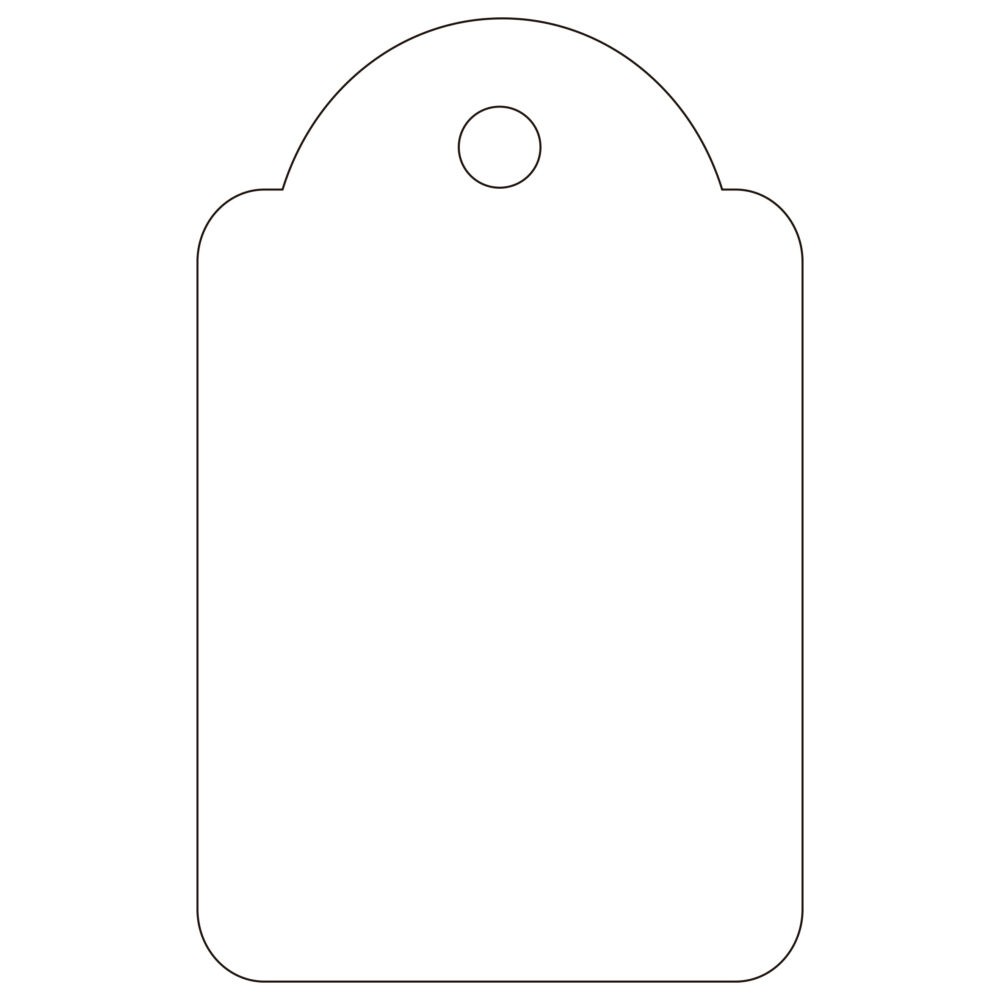 Apli Etiquetas Colgantes Blancas 22 x 35mm 500 U.