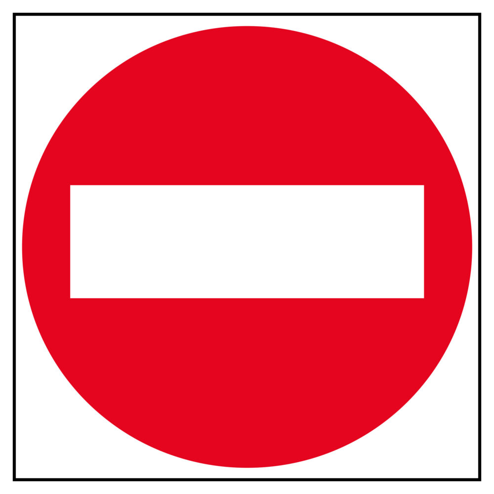 Apli Etiqueta Sealizacion Prohibido El Paso 1 U.