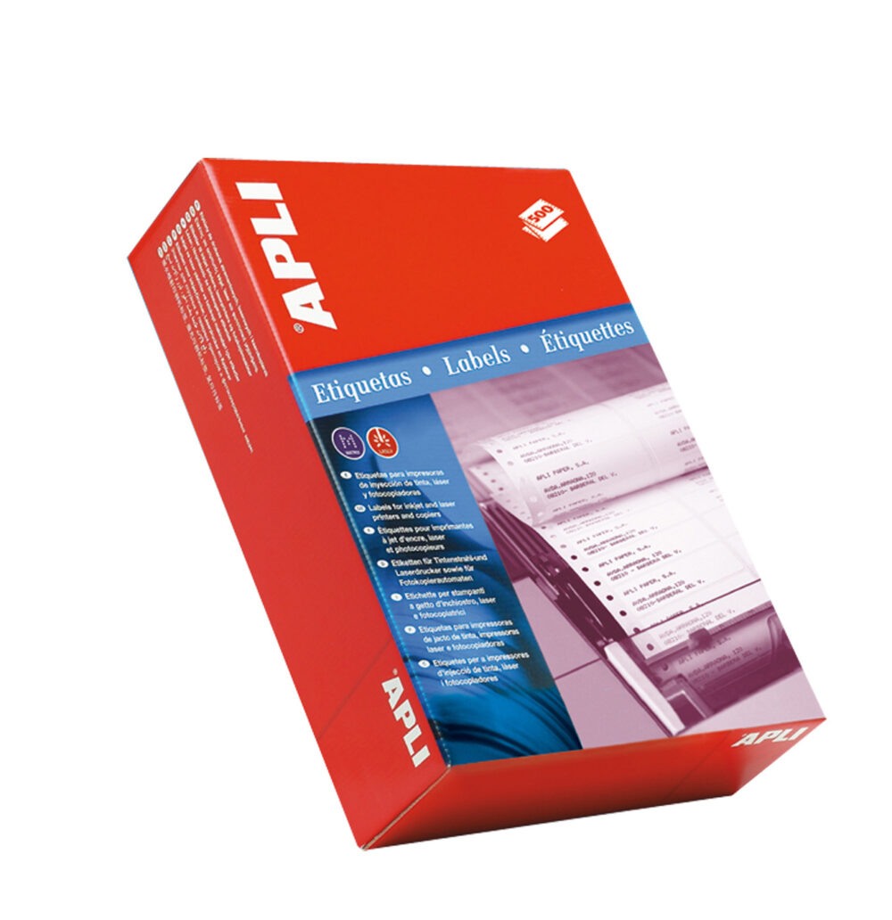 Apli Etiquetas en Continuo 88.9 x 23.3mm - 2 500 Hojas