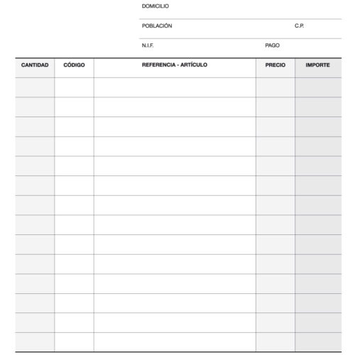 Apli Talonario Factura 1/4 Natural Triplicado A-65 - Papel Autocopiativo - 3 Copias - Numeracion Secuencial - Tamao Compacto - Natural