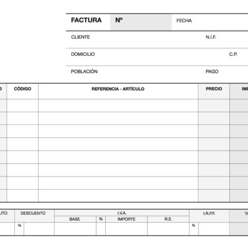 Apli Talonario Factura 1/8 Apaisado Duplicado A-67 - Papel Autocopiativo - 50 Juegos por Talonario - Numeracion Secuencial - Blanco y Amarillo