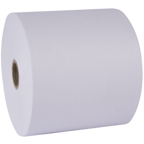 Apli Papel Electra Rollo - 76.5 x 65 x 12 mm - Resistente al Agua y al Desgarro - Ideal para Etiquetas y Sealizacion - Blanco