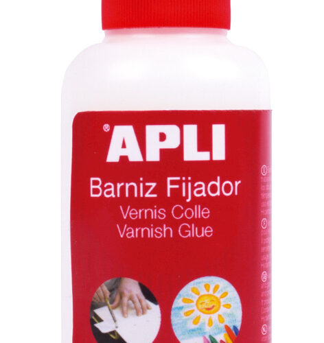 Apli Barniz Adhesivo Brillante 80ml - Proteccion Duradera - Secado Rapido - Facil Aplicacion - Transparente