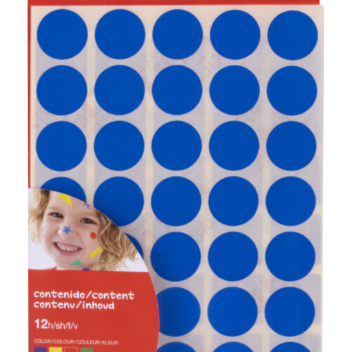 Apli Bolsa de Gomets Adhesivo Permanente - 468 Gomets Surtidos - Ideal para Desarrollar Habilidades y Psicomotricidad Fina