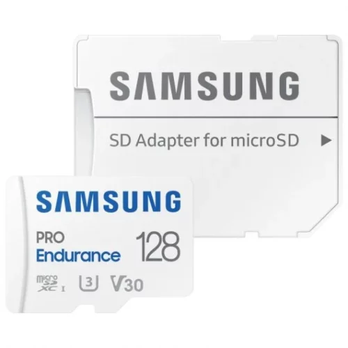 Samsung Pro Endurance Tarjeta Micro SDXC 128GB UHS-I V30 Clase 10 con Adaptador