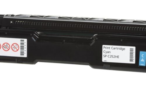 Ricoh Aficio SPC252/SPC262 Cyan Cartucho de Toner Original - 407717/SPC252HEC