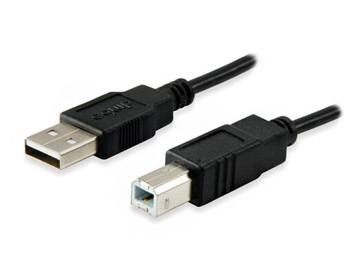 Equip Cable de Impresora USB-A 2.0 Macho a USB-B Macho 3m