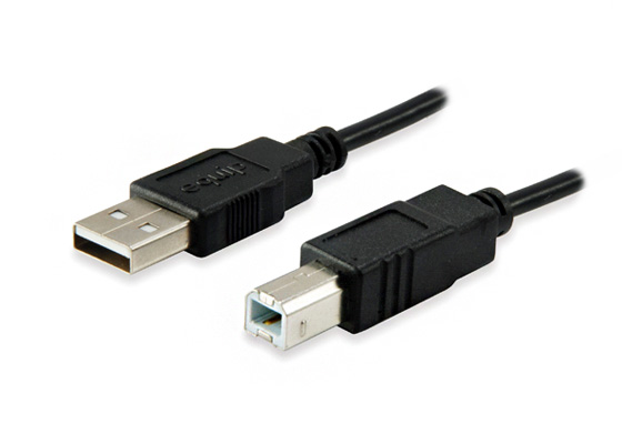 Equip Cable de Impresora USB-A 2.0 Macho a USB-B Macho 3m