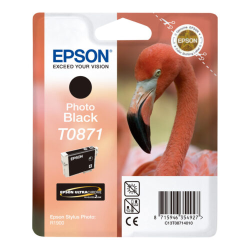 Epson T0871 Negro Photo Cartucho de Tinta Original - C13T08714010