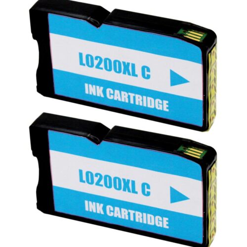 Lexmark 200XL Cyan Pack 2 Cartuchos de Tinta Genericos - Reemplaza 14L0198