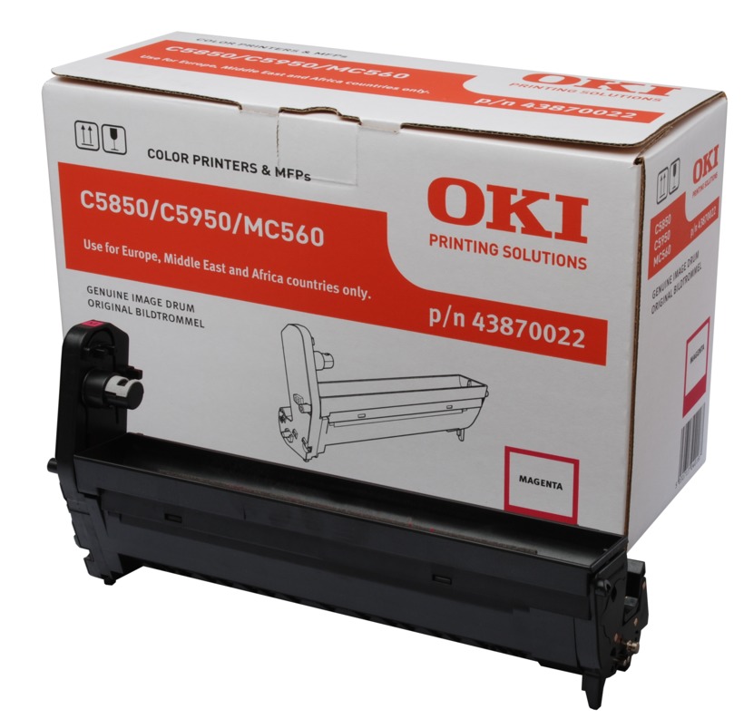 OKI C5850/C5950/MC560 Magenta Tambor de Imagen Original - 43870022 (Drum)