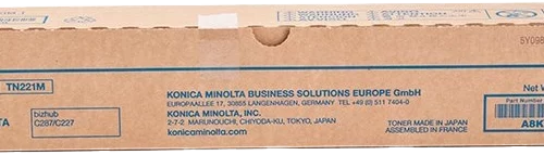 Konica Minolta TN221 Magenta Cartucho de Toner Original - TN221M/A8K3350