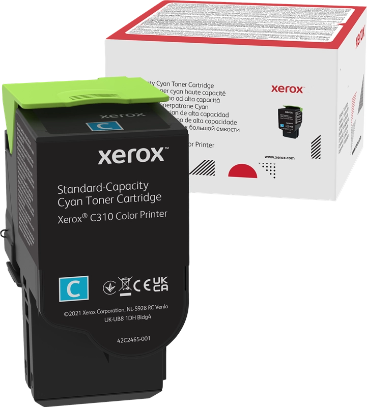 Xerox C310/C315 Cyan Cartucho de Toner Original - 006R04357
