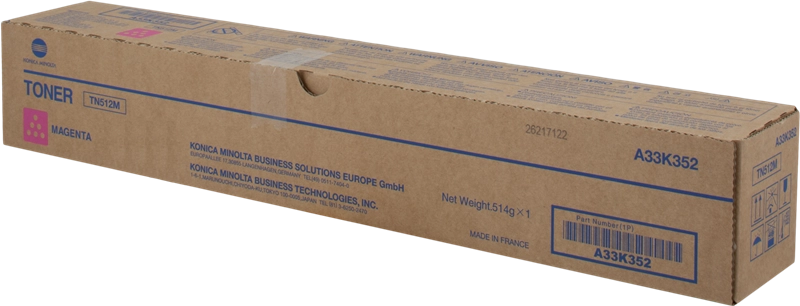 Konica Minolta TN512 Magenta Cartucho de Toner Original - TN512M/A33K352