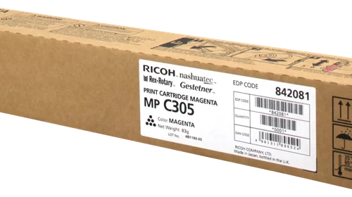 Ricoh Aficio MP-C305/MP-C305SPF Magenta Cartucho de Toner Original - 842081/841596/MPC305E