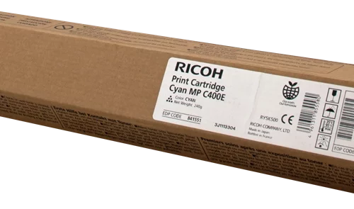 Ricoh Aficio MP-C300/MP-C400/MP-C401 Cyan Cartucho de Toner Original - 842238/842039/841551/841300