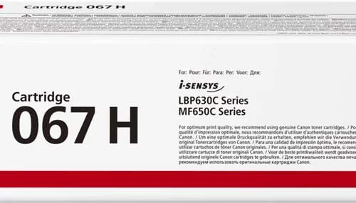 Canon 067H Negro Cartucho de Toner Original - 5106C002