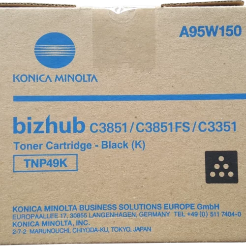 Konica Minolta TNP49 Negro Cartucho de Toner Original - TNP49K/A95W150