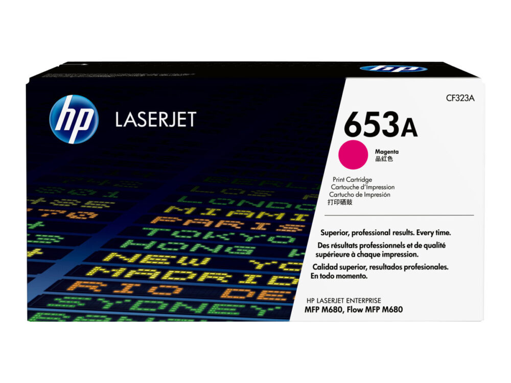 HP CF323A Magenta Cartucho de Toner Original - 653A