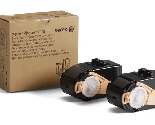 Xerox Phaser 7100 Negro Pack de 2 Cartuchos de Toner Original - 106R02605