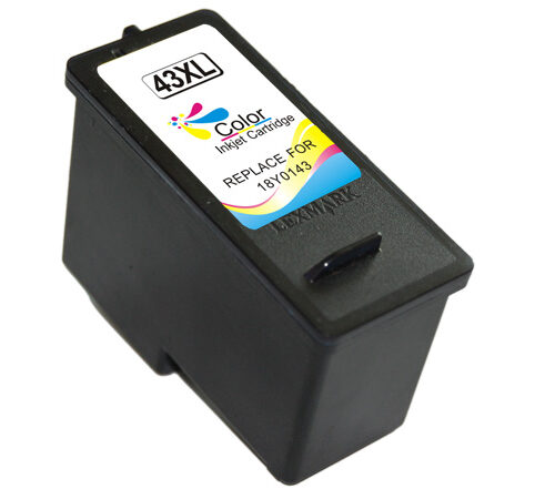 Lexmark 43XL/41 Color Cartucho de Tinta Generico - Reemplaza 18Y0143E/18Y0141E