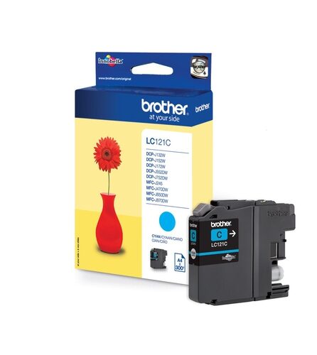 Brother LC121 Cyan Cartucho de Tinta Original - LC121CBP