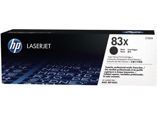 HP CF283X Negro Cartucho de Toner Original - 83X